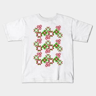 Vyshyvanka Kalyna v.2 Kids T-Shirt